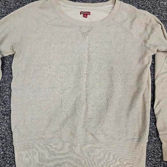 BOGO🎀Merona Cream Sweatshirt- Size Large - Picture 1 of 2